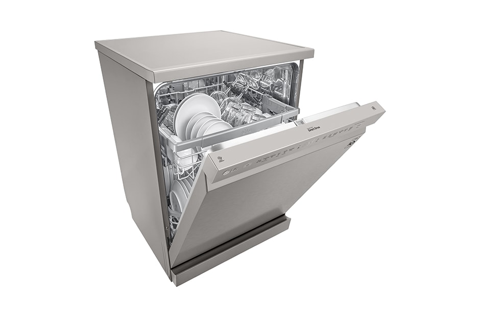 LG 14 Place QuadWash® Dishwasher in Platinum Steel Finish, XD4B14PS